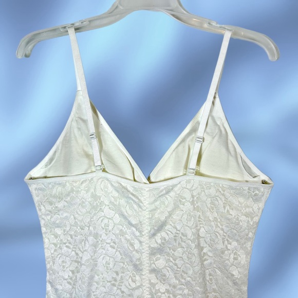 New Brabic White Lace Tummy Control Shaper Bodysuit / 2XL - Picture 11 of 12